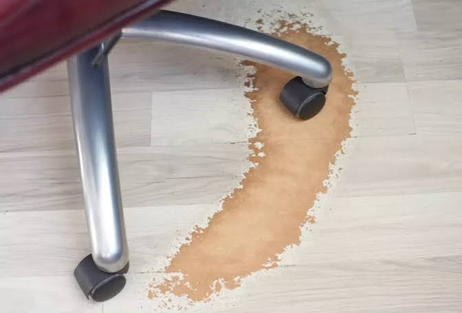 damaged ofice floor